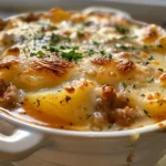 Cheesy Hamburger Potato Soup Overview