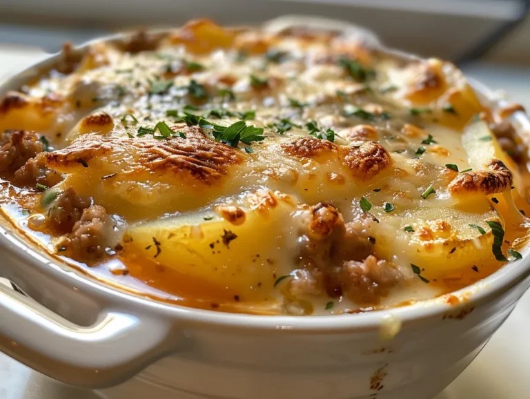 Cheesy Hamburger Potato Soup Overview