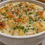 Chicken Cordon Bleu Soup Plated