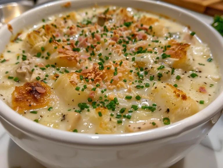 Chicken Cordon Bleu Soup Plated
