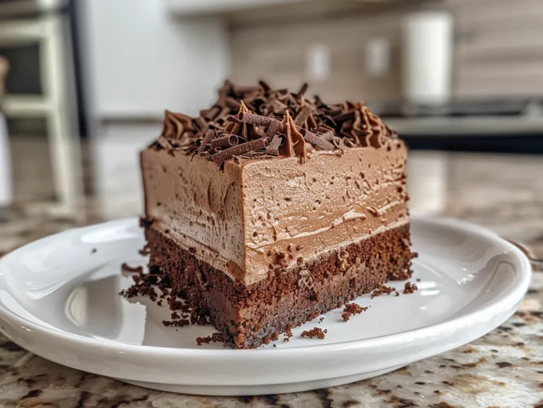 Decadent Chocolate Mousse Cake