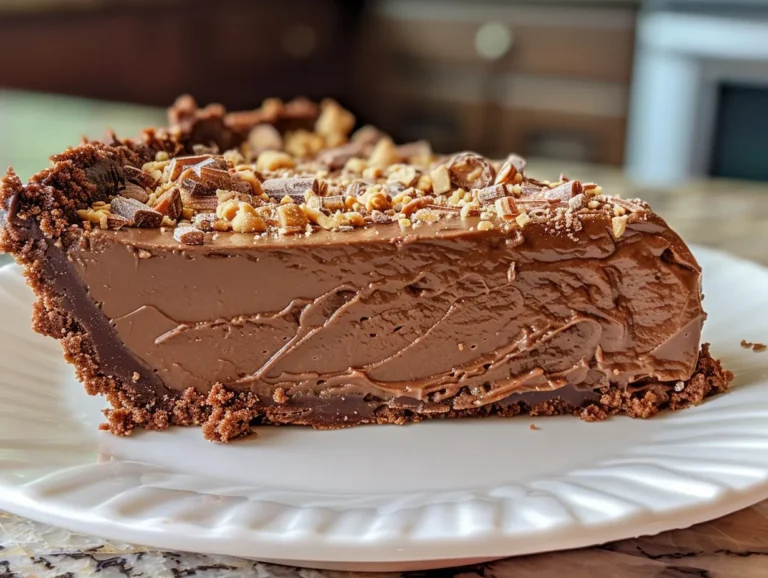 Delicious No-Bake Chocolate Peanut Butter Pie