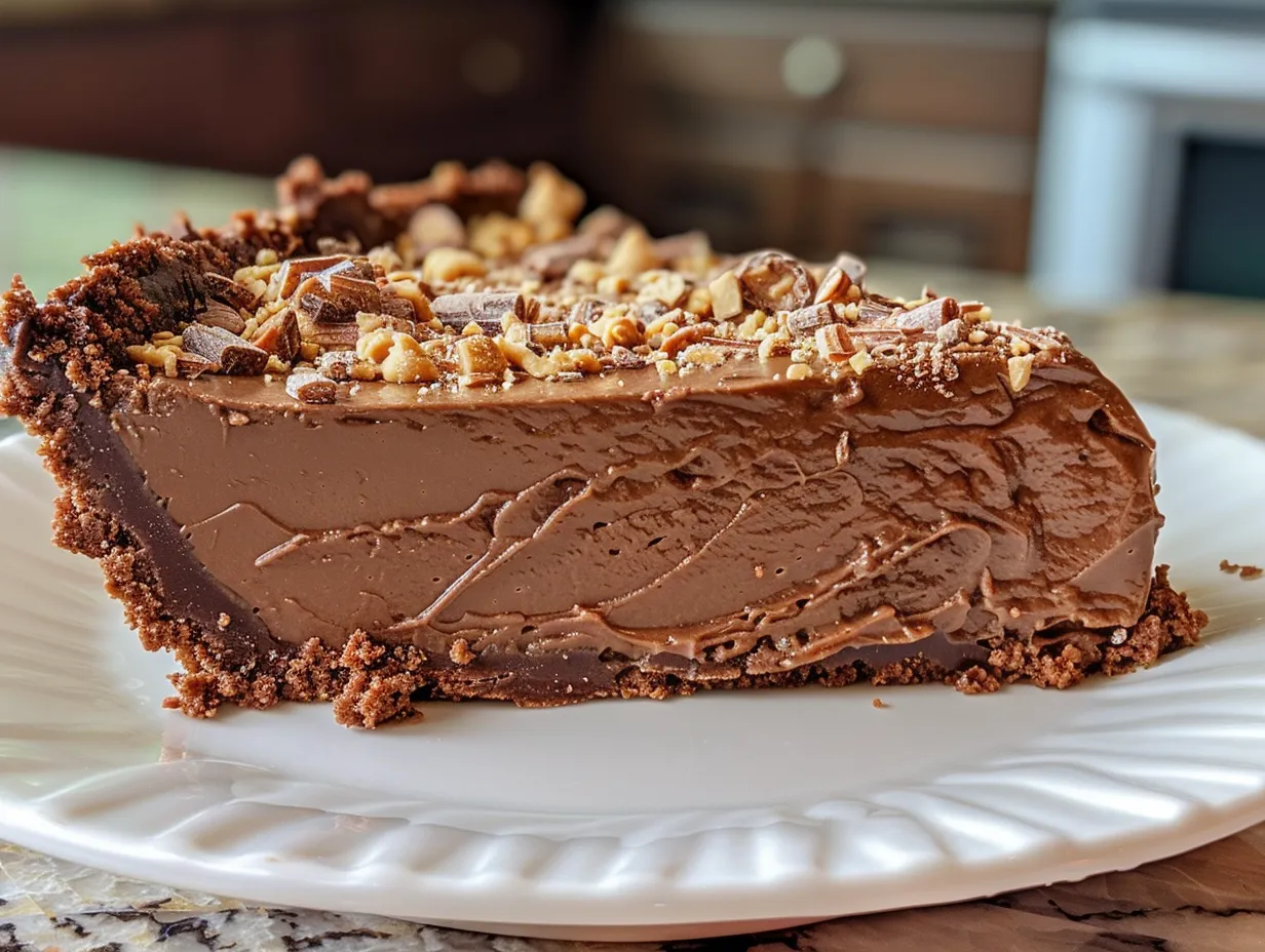 Delicious No-Bake Chocolate Peanut Butter Pie