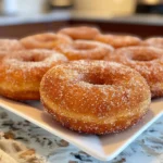 Fresh Pumpkin Cinnamon Sugar Donuts