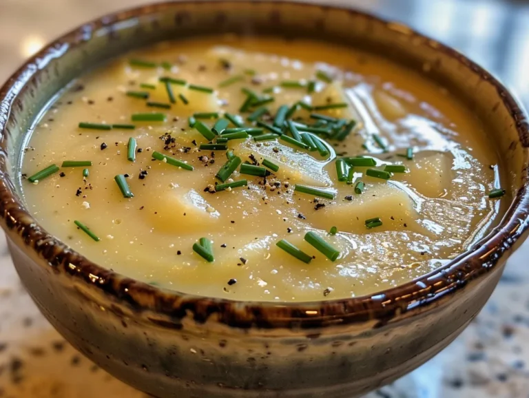 Garlic Cheddar Potato Soup Bowl