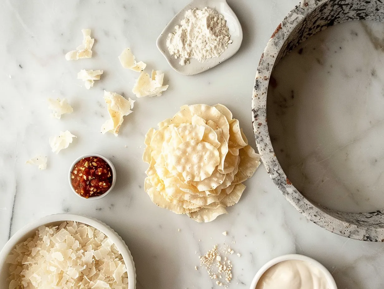 Ingredients needed to make spooky ghost mini taco pies