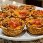 Ghost Mini Taco Pies Ready to Haunt Your Dinner Table