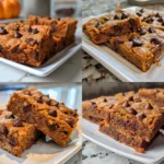 Halloween Blondies on a Spooky Plate