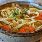 Heartwarming Bowl of Chicken Noodle Soup