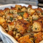 Homemade Turkey Crockpot Stuffing