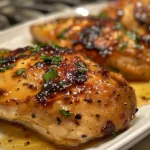 Hot Honey Infused Feta Chicken Dish