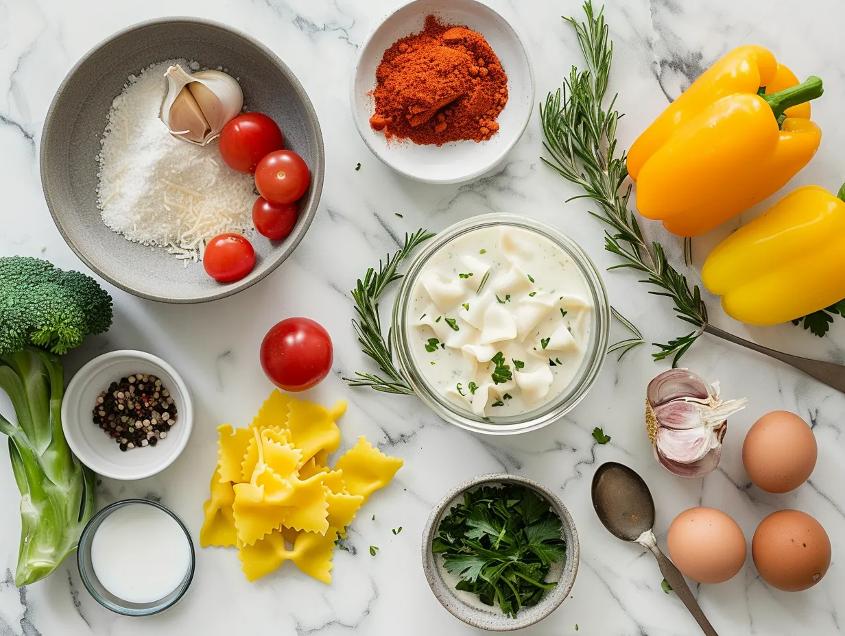 Ingredients for White Lasagna Soup Recipe