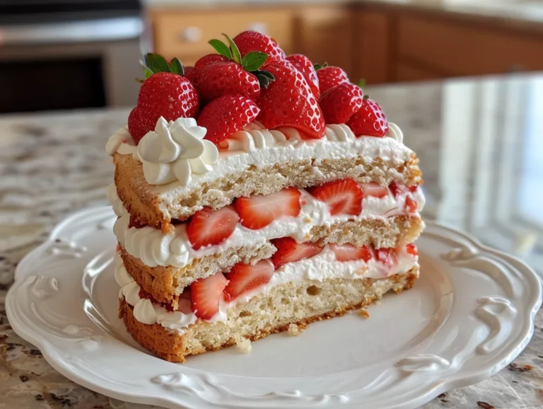 Delicious Strawberry Shortcake Cake Recipe: Perfect & Easy!