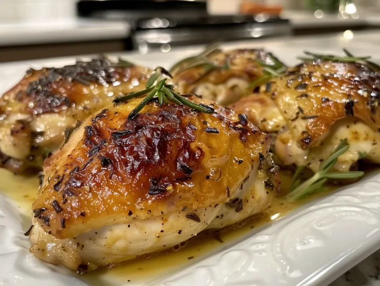 Rosemary Dijon Chicken Close Up