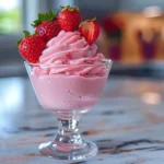 Strawberry Aquafaba Mousse Delight
