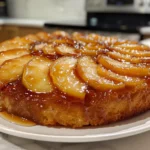 A Delicious Slice of Caramel Apple Upside-Down Cake