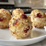 Air Fryer Cranberry Brie Bites on a Festive Platter