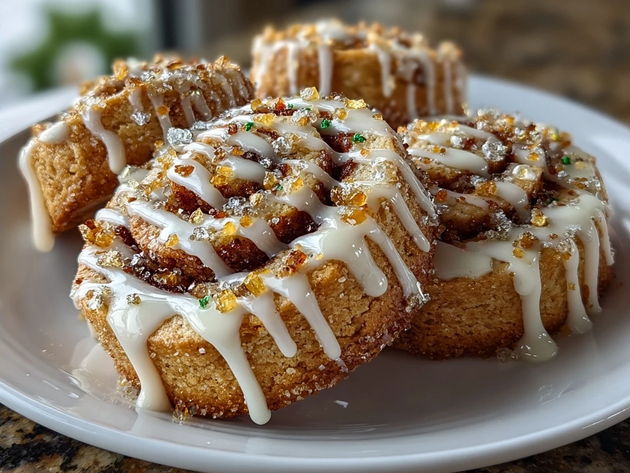 Finished Christmas Pinwheel Cookies on a plate, ready to serve.