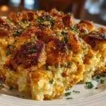 Classic Southern Squash Casserole Close-Up