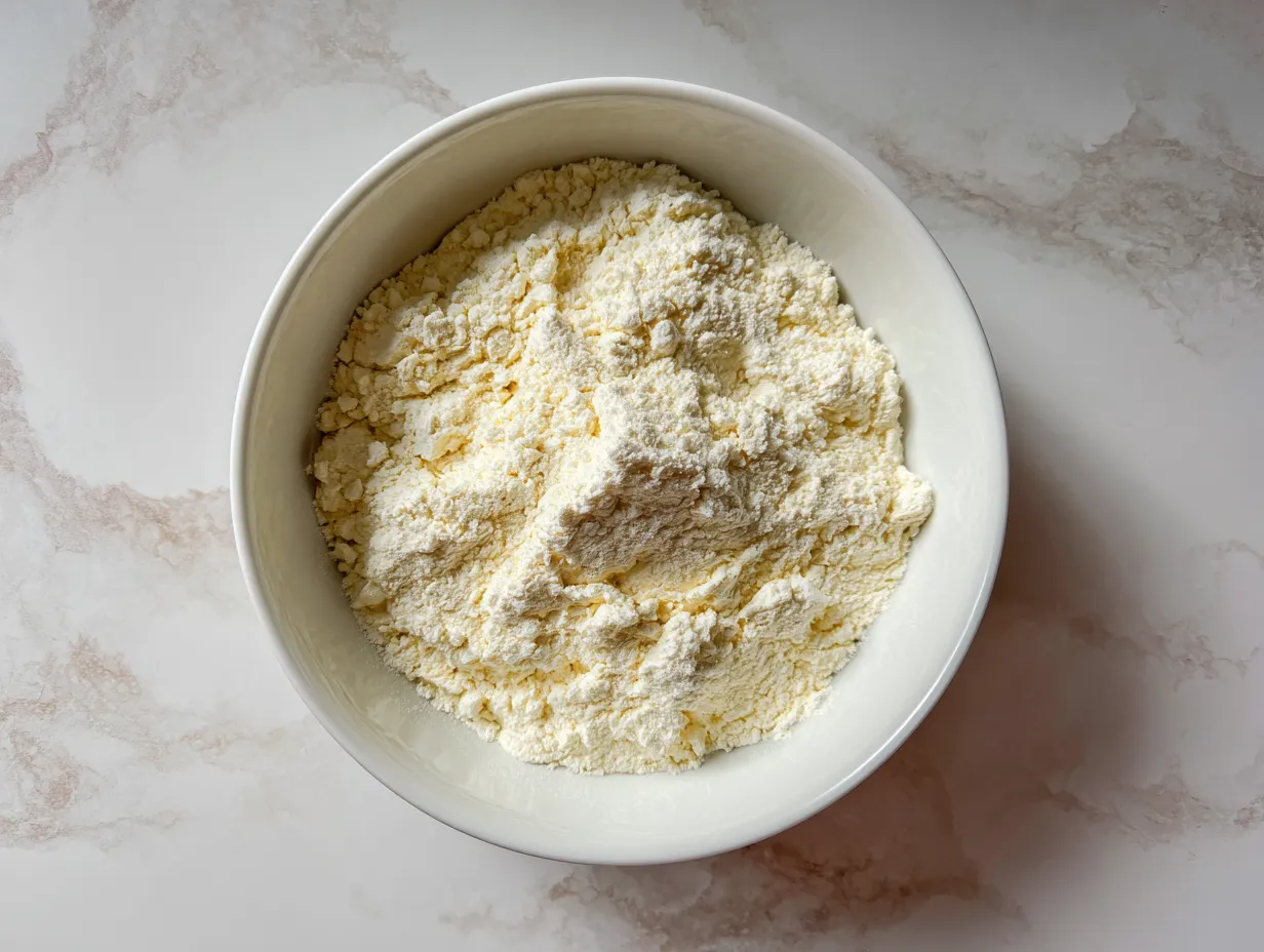 Ingredients for making Cream Cheese Corn Casserole, including canned corn, cream cheese, butter, sugar, sour cream, and spices.