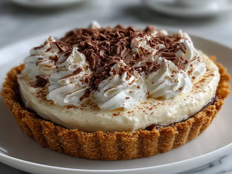 Decadent Slice of French Silk Pie