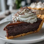 Decadent Slice of Old Fashioned Chocolate Pie