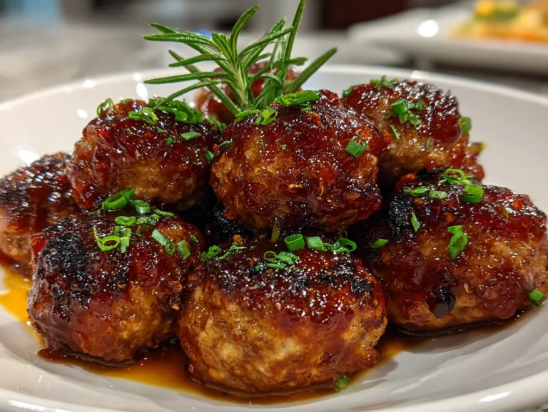 Delectable Spicy Cranberry BBQ Meatballs