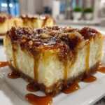 Delicious Caramel Apple Cheesecake Bars Ready to Eat