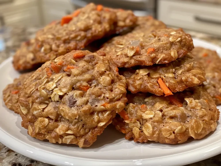 Delicious Carrot Cake Oatmeal Cookies