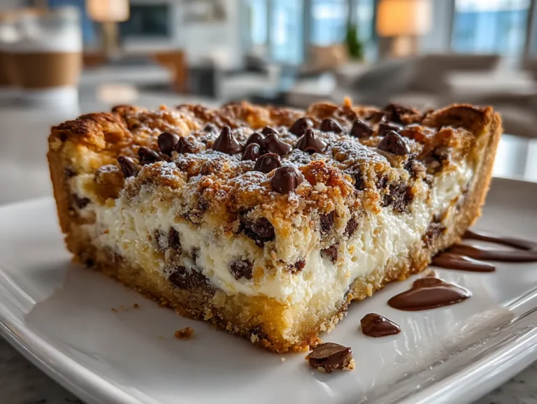 Delicious Chocolate Chip Cannoli Pie