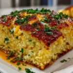 Delicious Cornbread Casserole Fresh Out of the Oven
