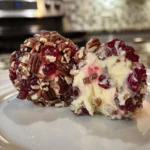 Delicious Cranberry Pecan Cheesecake Ball