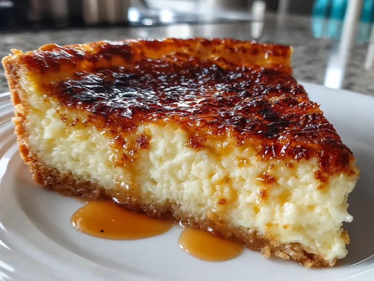 Delicious Creme Brulee Pie with Golden Crust
