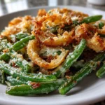 Delicious Garlic Parmesan Green Bean Casserole