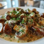 Delicious Homemade Mushroom Stroganoff