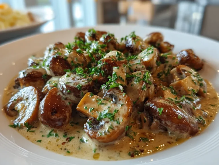 Delicious Homemade Mushroom Stroganoff