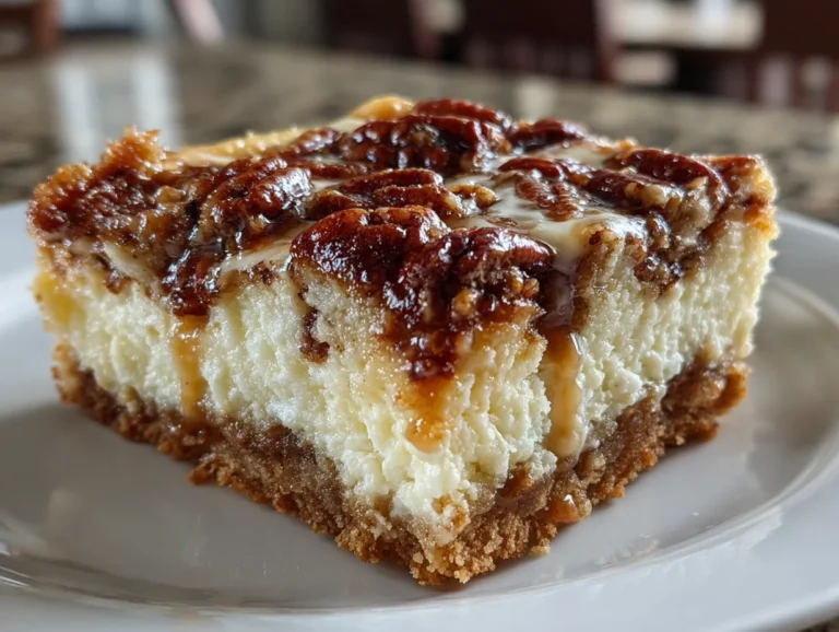 Delicious Pecan Pie Cheesecake Bars