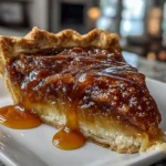 Delicious Slice of Apple Butter Pie