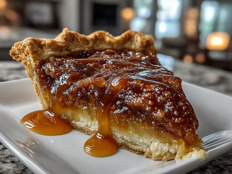 Delicious Slice of Apple Butter Pie