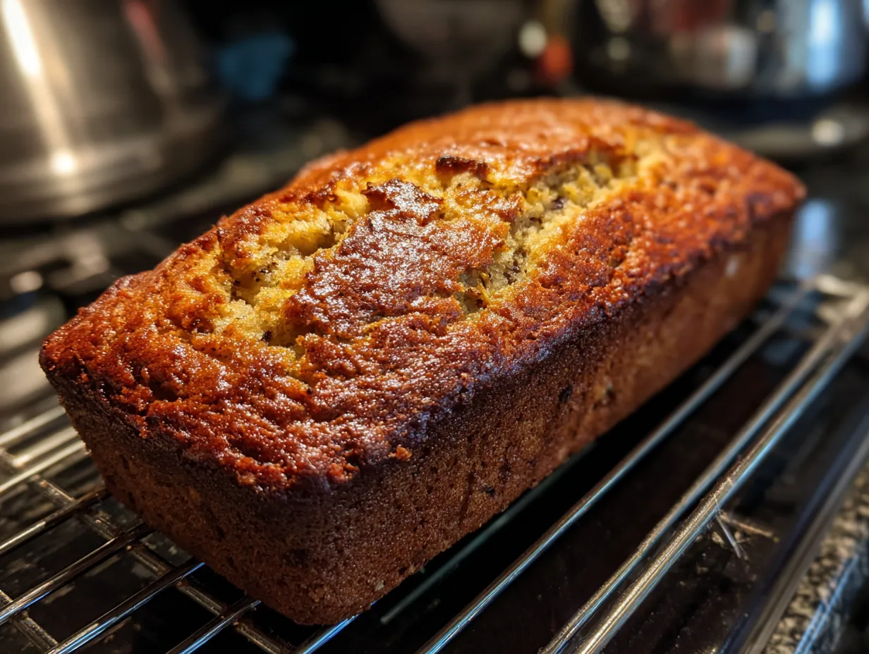 Finished Carrot Cake Banana Bread.