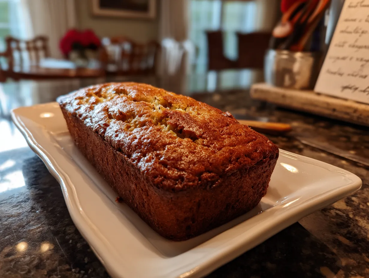 Finished Greek yogurt zucchini bread on a cooling rack