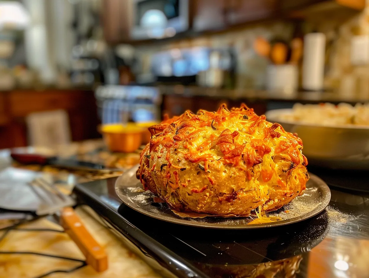 Finished Spicy Jalapeño Popper Cheese Ball