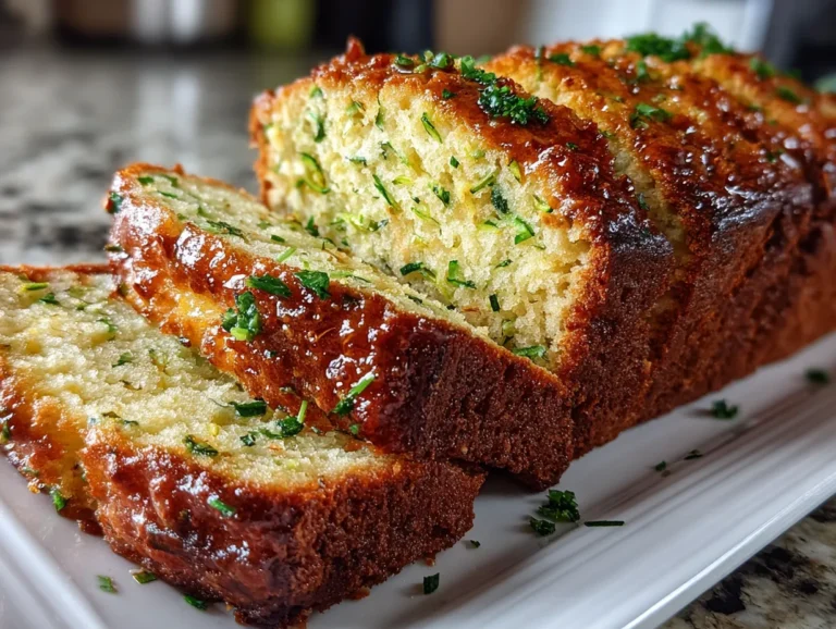 Greek Yogurt Zucchini Bread Freshly Baked