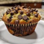 Homemade Chocolate Chip Zucchini Muffins