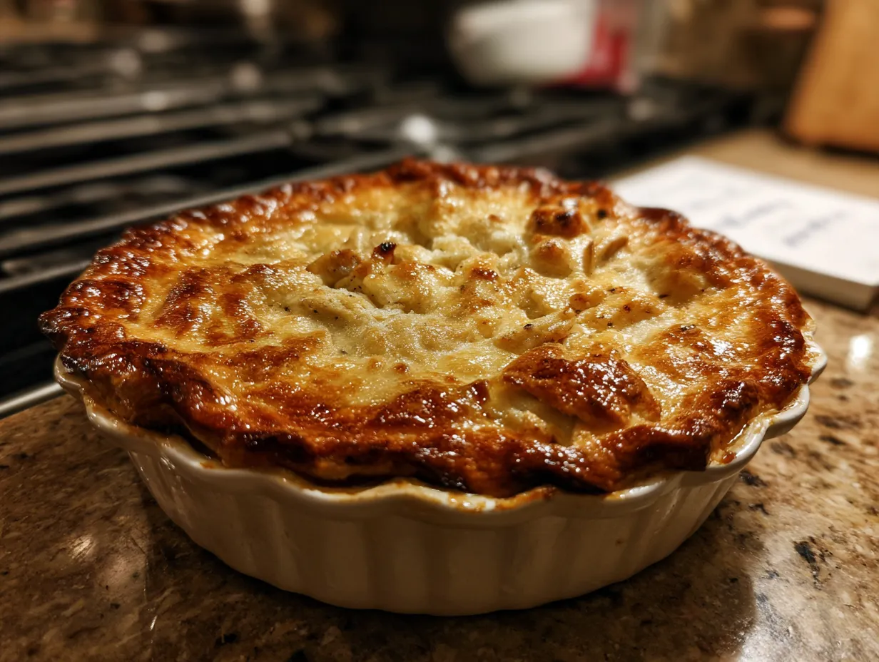 Homemade Possum Pie Recipe ready to be enjoyed with a creamy chocolate filling and whipped topping.