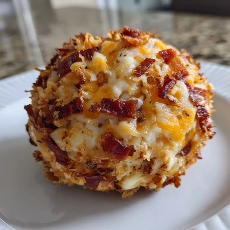 Mouthwatering Bacon Cheddar Cheese Ball