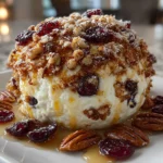 Mouthwatering Cranberry Pineapple Pecan Cheese Ball