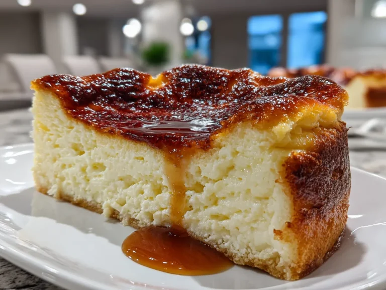 Rich and Gooey Burnt Basque Cheesecake