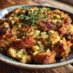 Rustic Crockpot Stuffing