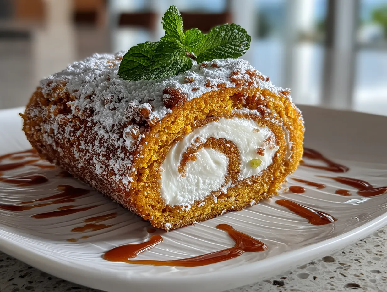 Final Spiced Creamy Pumpkin Roll